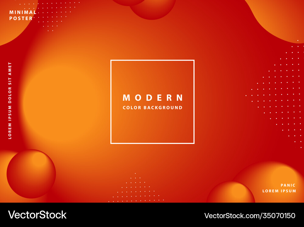 Gradient background modern with colorful style Vector Image