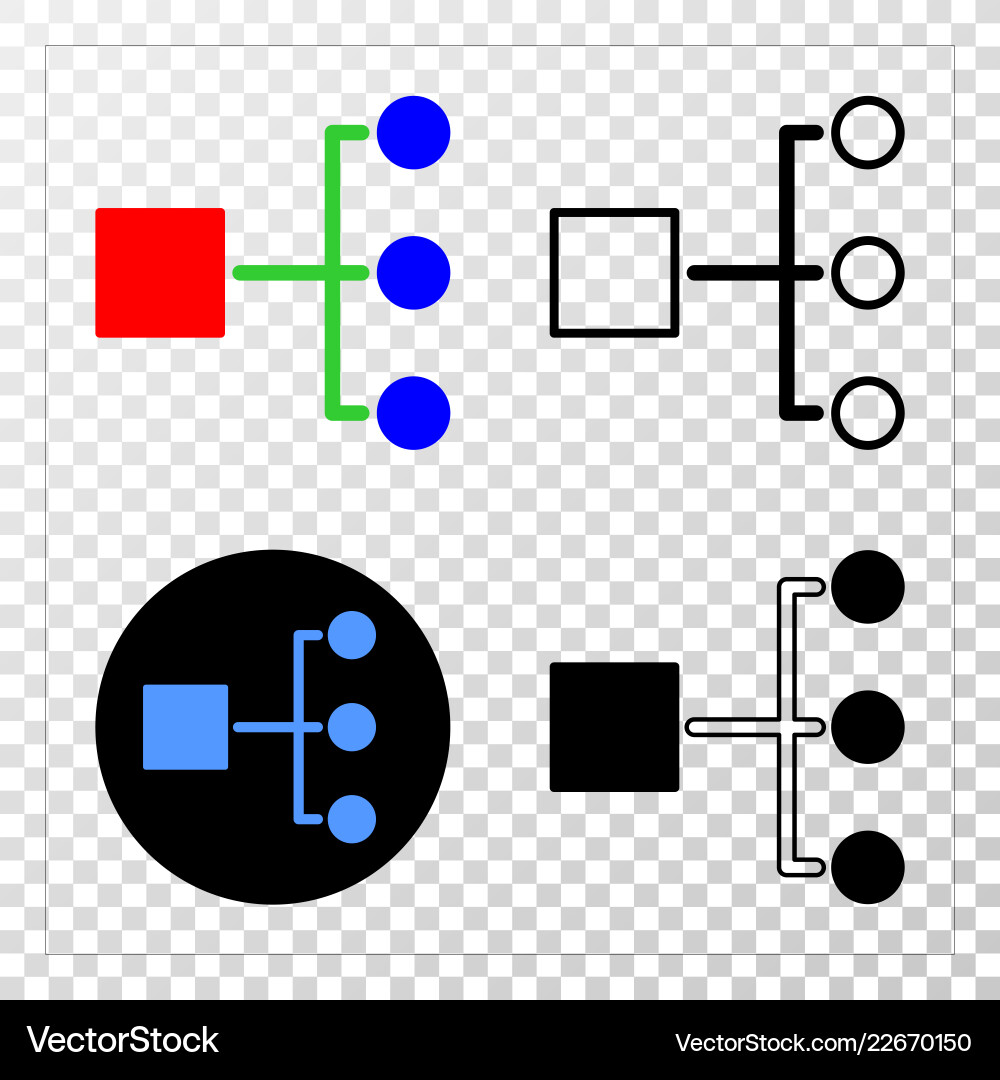 Hierarchy eps icon with contour version Hierarchy eps icon with contour version vector image
