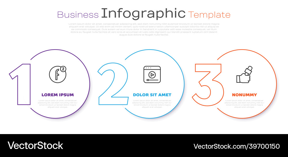 Set line create account live stream Set line create account live stream vector image