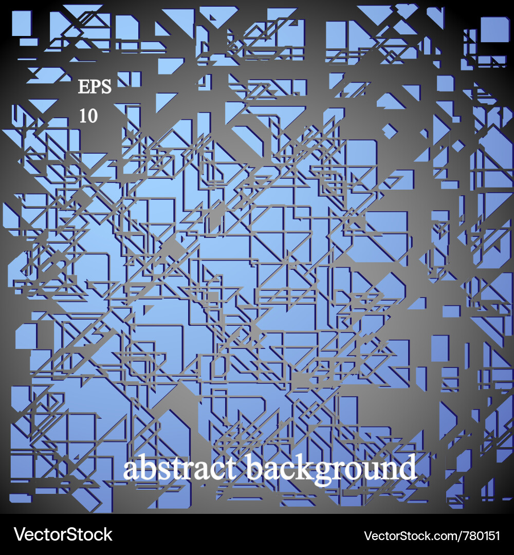 Abstract Geometric Structure Background vector image
