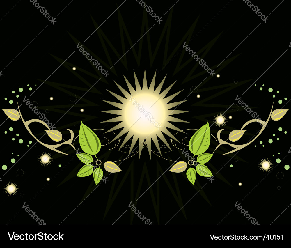 Leaf design Vector Image