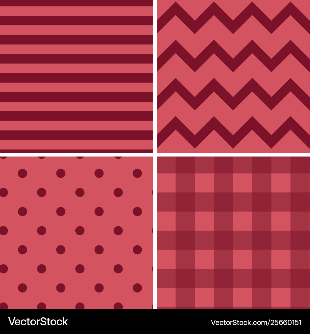 Pattern collection seamless retro background Pattern collection seamless retro background Vector Image