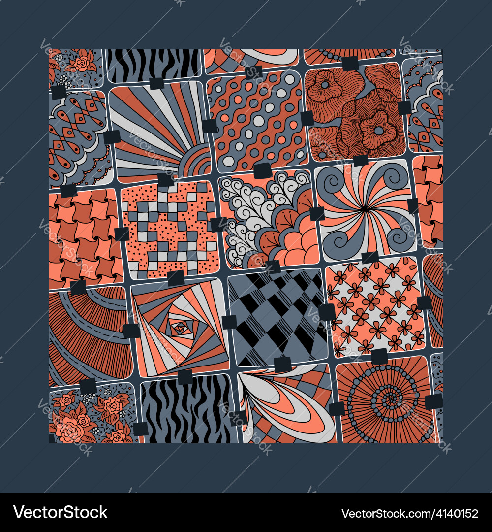 Colorful Pattern Swirls Vector Image