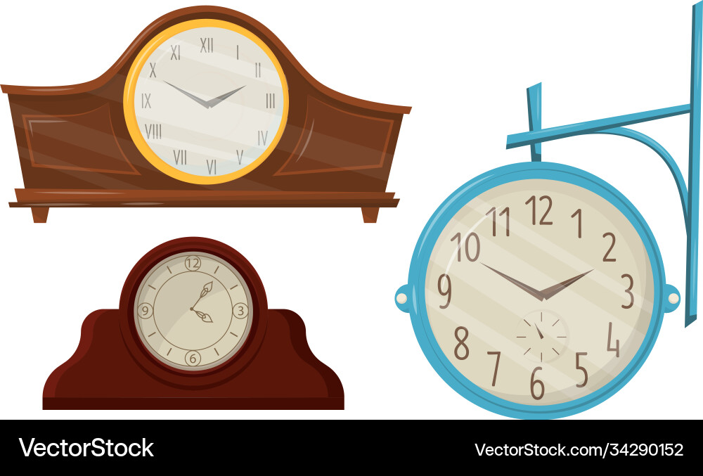 Different clocks as device for measuring Different clocks as device for measuring vector image