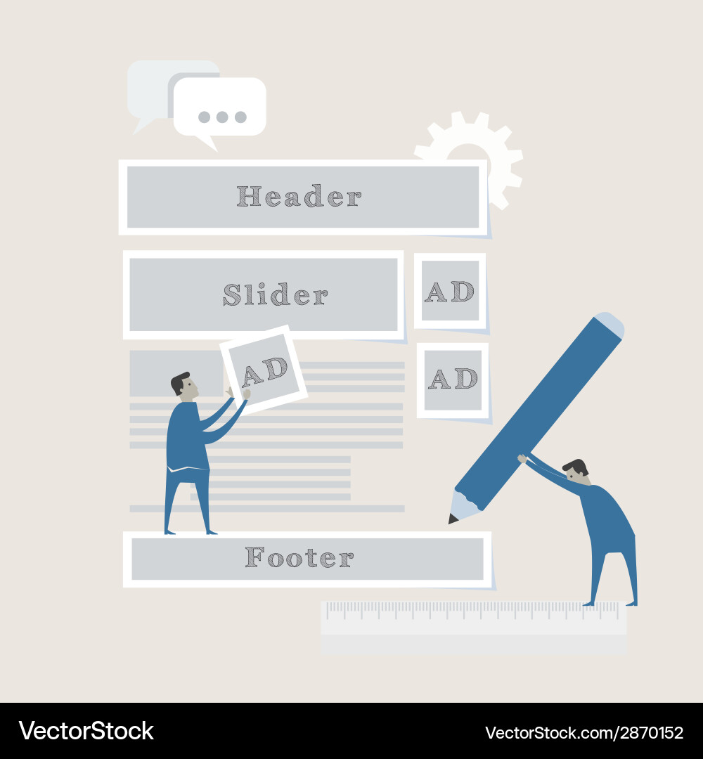 Element of web development concept icon in flat vector image