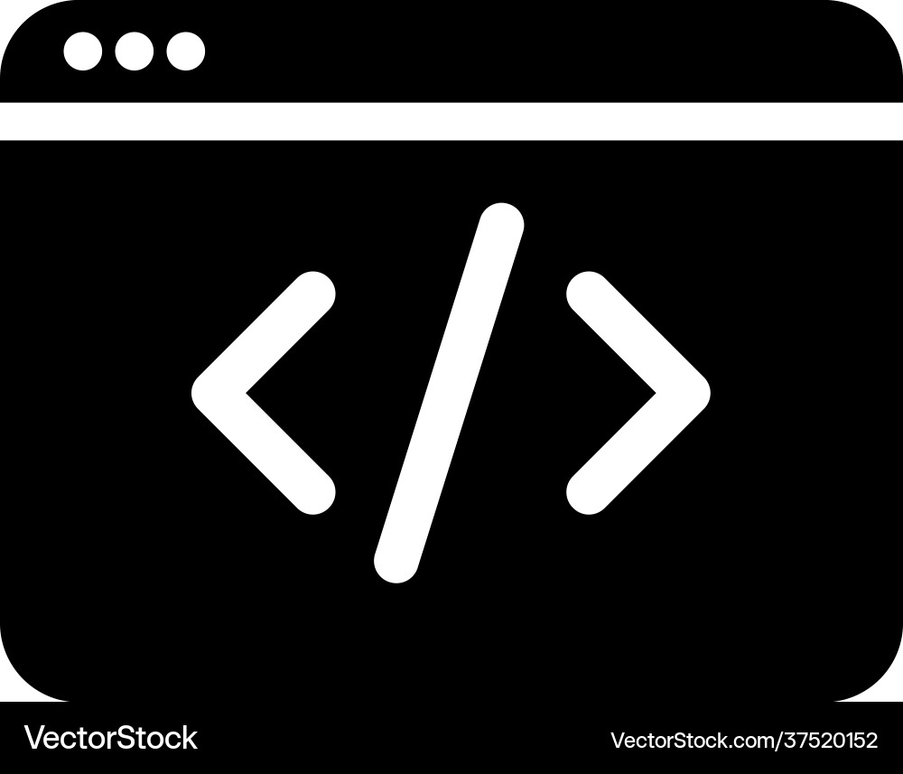 Web-Programmierung vektorbild