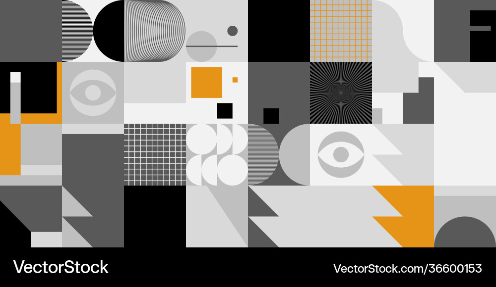 Brutalism design abstract pattern Brutalism design abstract pattern vector image