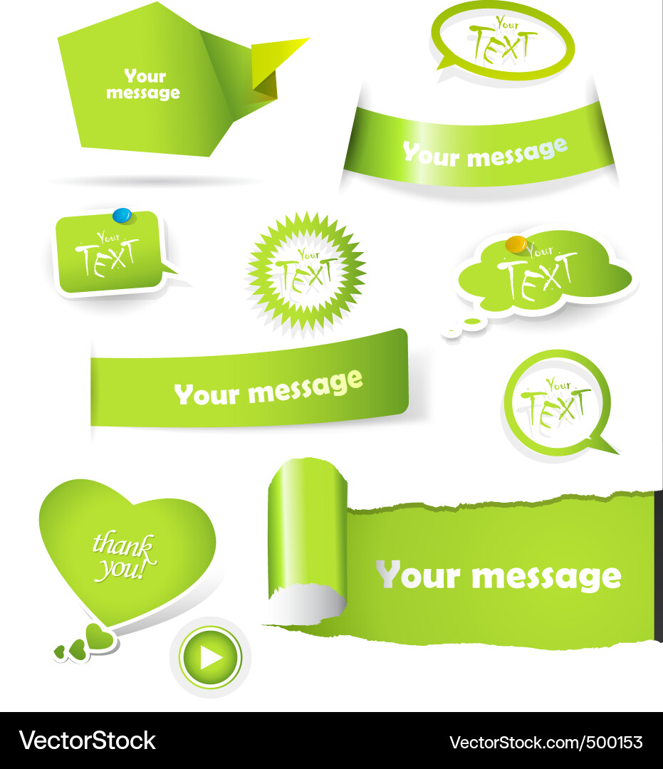 Labels stickers Royalty Free Vector Image - VectorStock