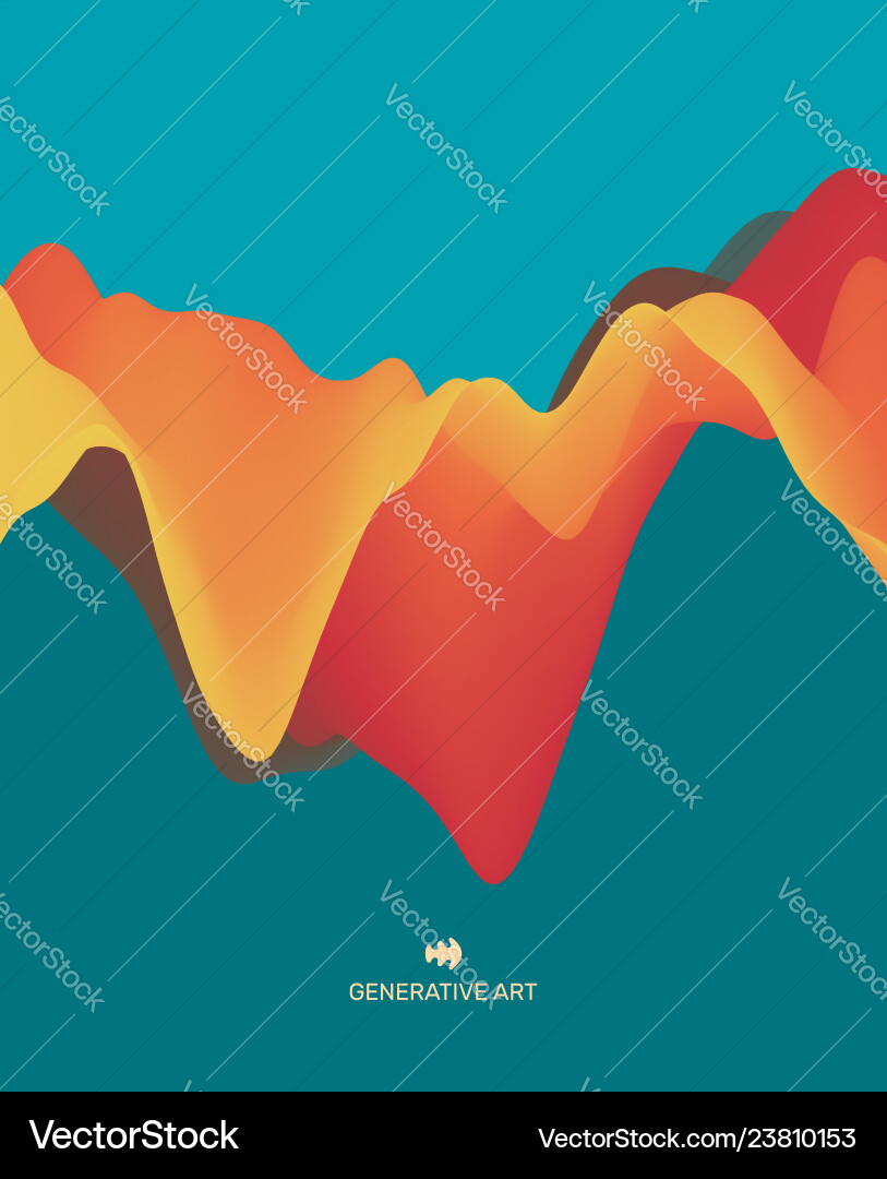 Moving colorful abstract background dynamic effect Vector Image