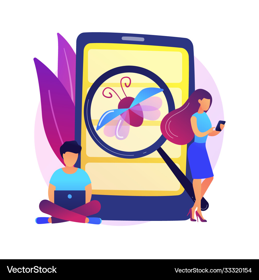 Beta Testing Concept vector image