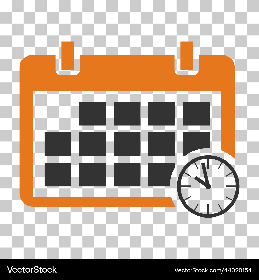 Calendar icon date day time symbol event deadline Calendar icon date day time symbol event deadline vector image