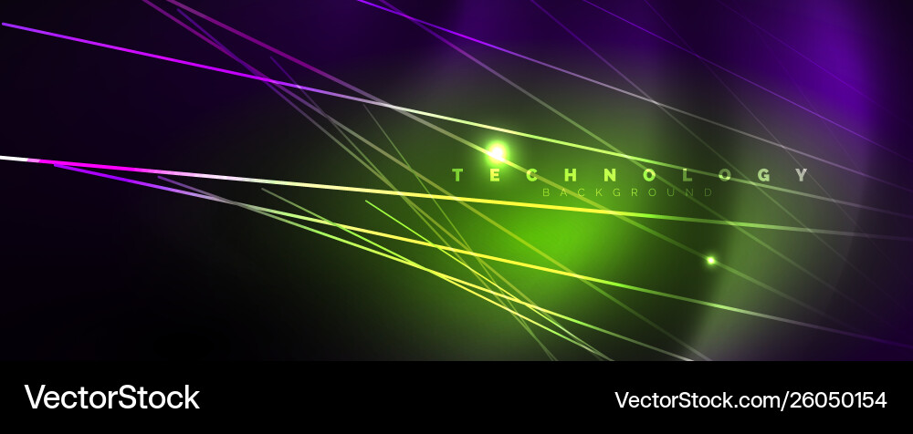 Color light with lines outer space background Color light with lines outer space background vector image