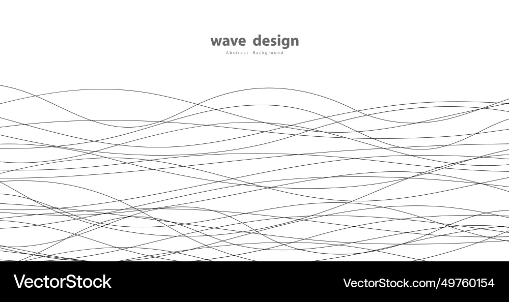 Hand drawn lines abstract pattern wave simple Hand drawn lines abstract pattern wave simple Vector Image