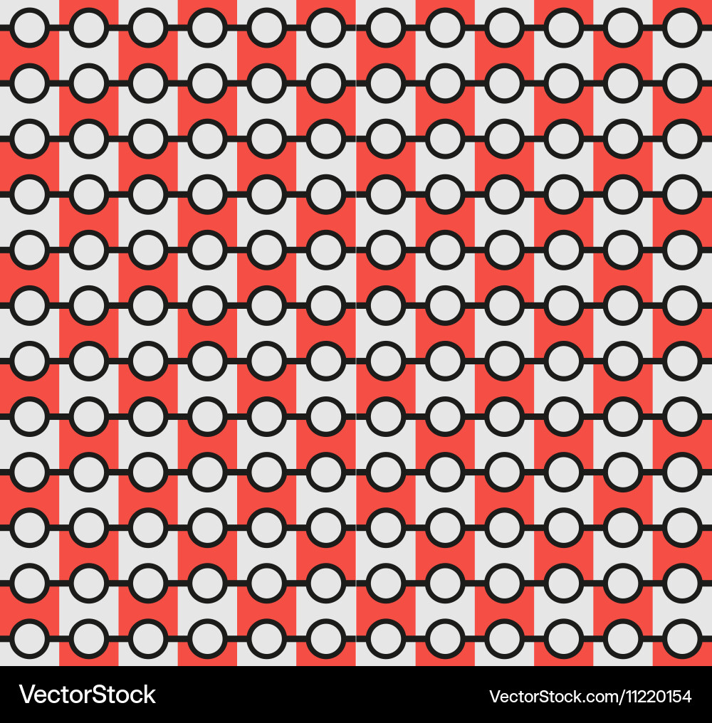 Isolated abstract grey and red color pattern Vector Image