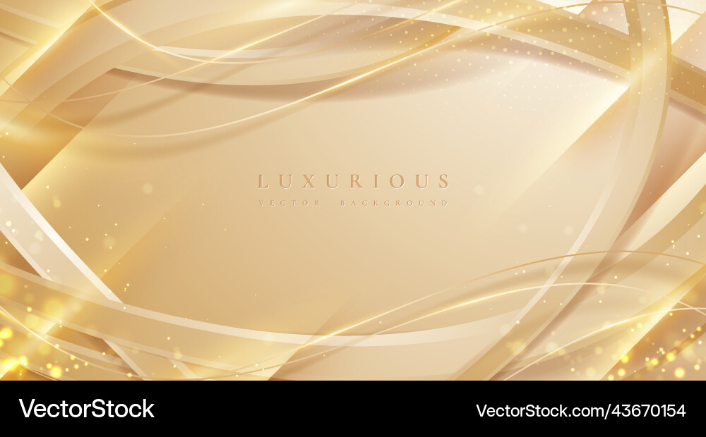 Luxury background with 3d style Vector Image