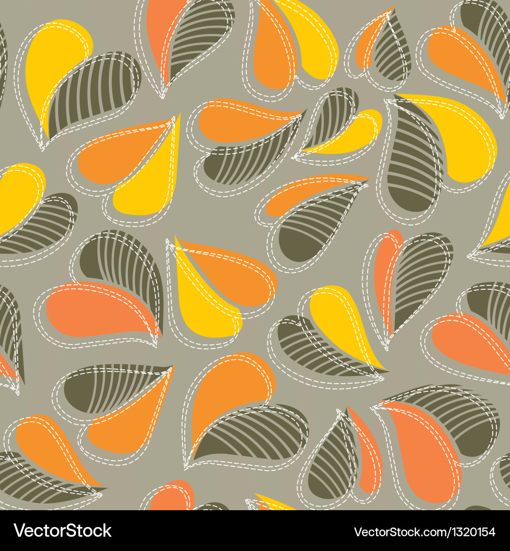 Retro pattern background vector image