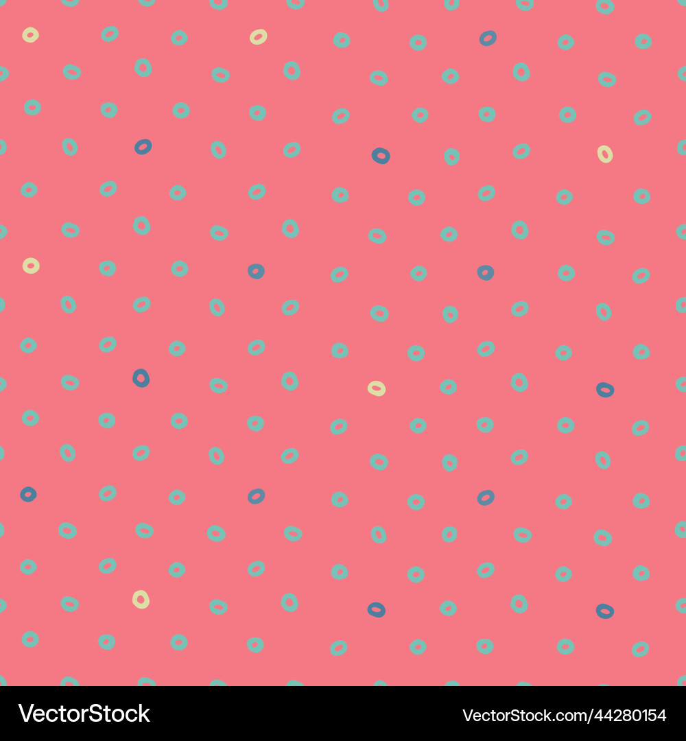 Seamless pattern with small rings for surface Seamless pattern with small rings for surface vector image
