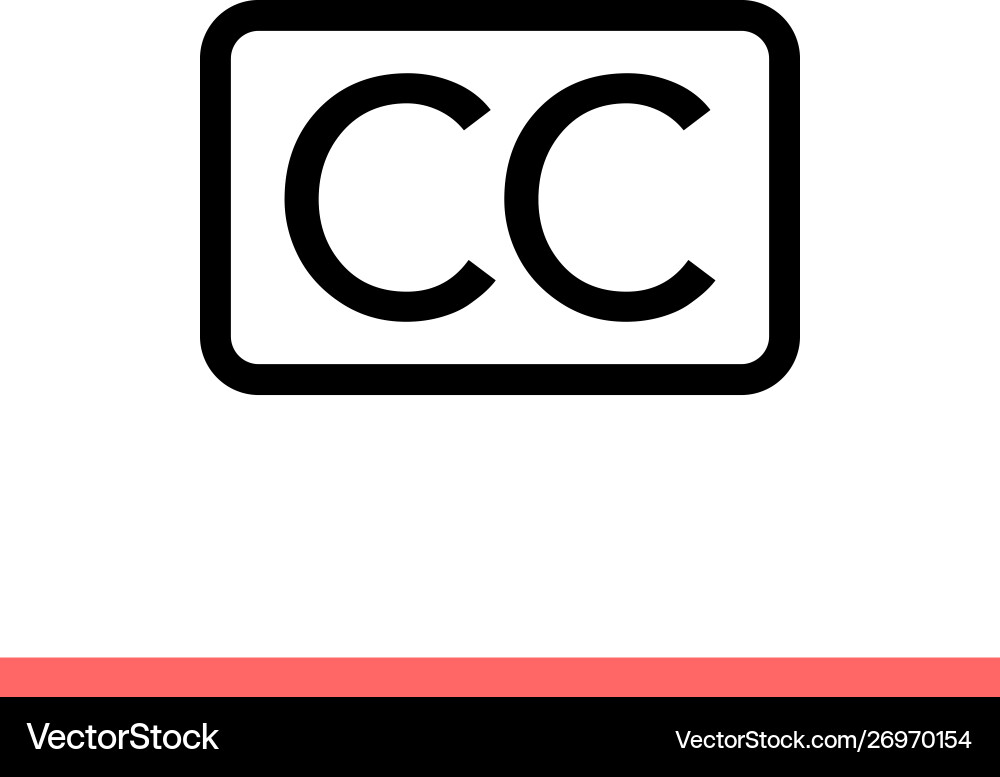 Subtitle icon for web or mobile app Subtitle icon for web or mobile app vector image
