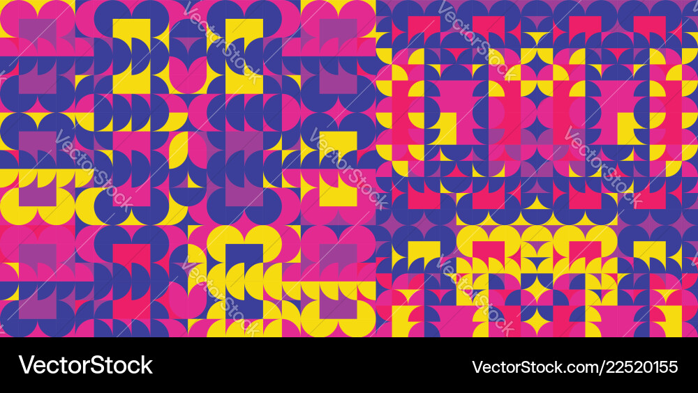 Abstract colorful geometric design pattern can Vector Image
