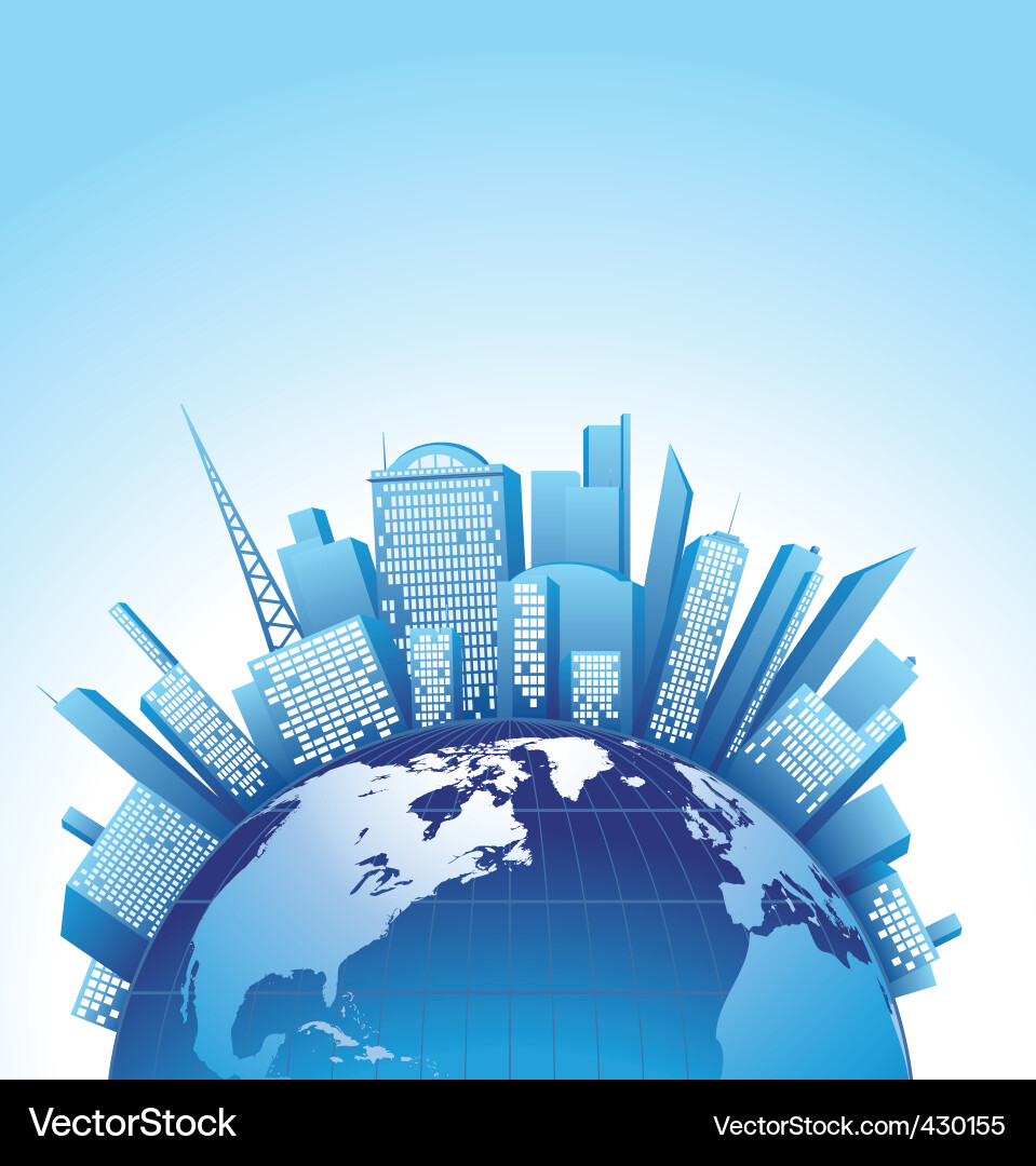 City Skyline Vector Image