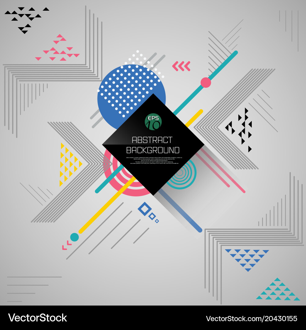 Convert abstract background of geometric pattern vector image