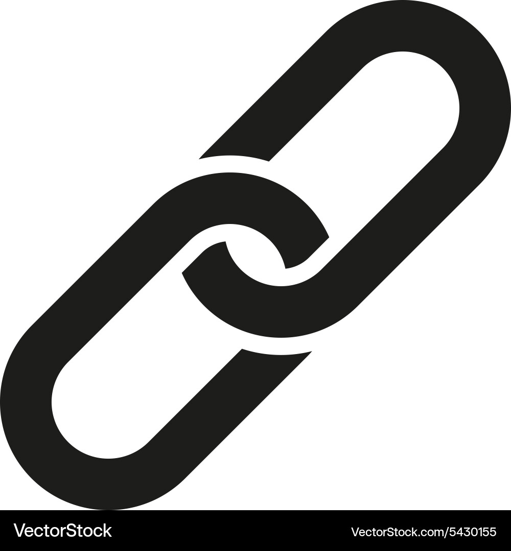 Linked Symbol Icon Vector Image