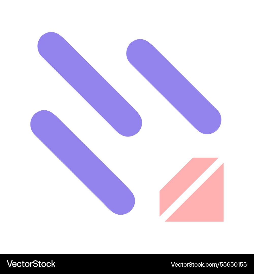 Minimalist arrow design with speed and movement Vector Image