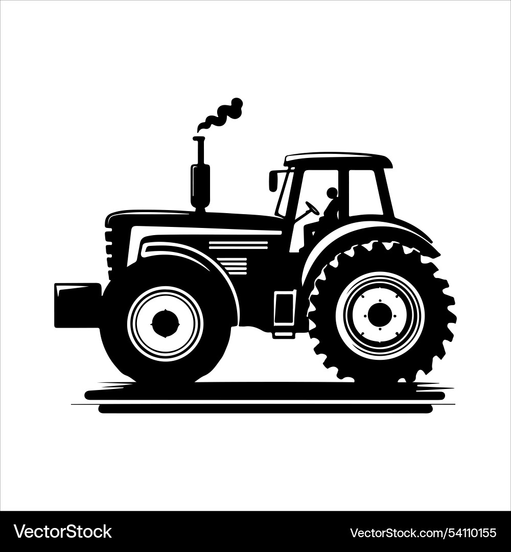 Tractor eps file Royalty Free Vector Image - VectorStock