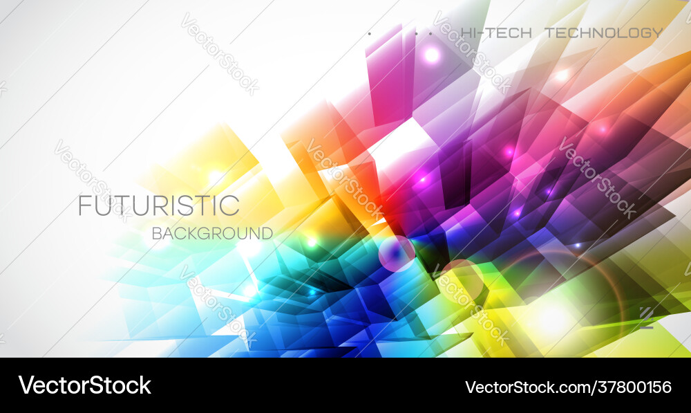 Abstract background with multicolored geometric Abstract background with multicolored geometric Vector Image