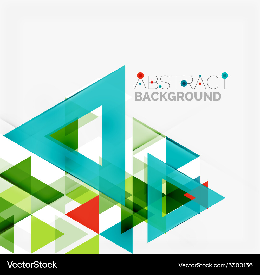 Abstract geometric background modern overlapping vector image