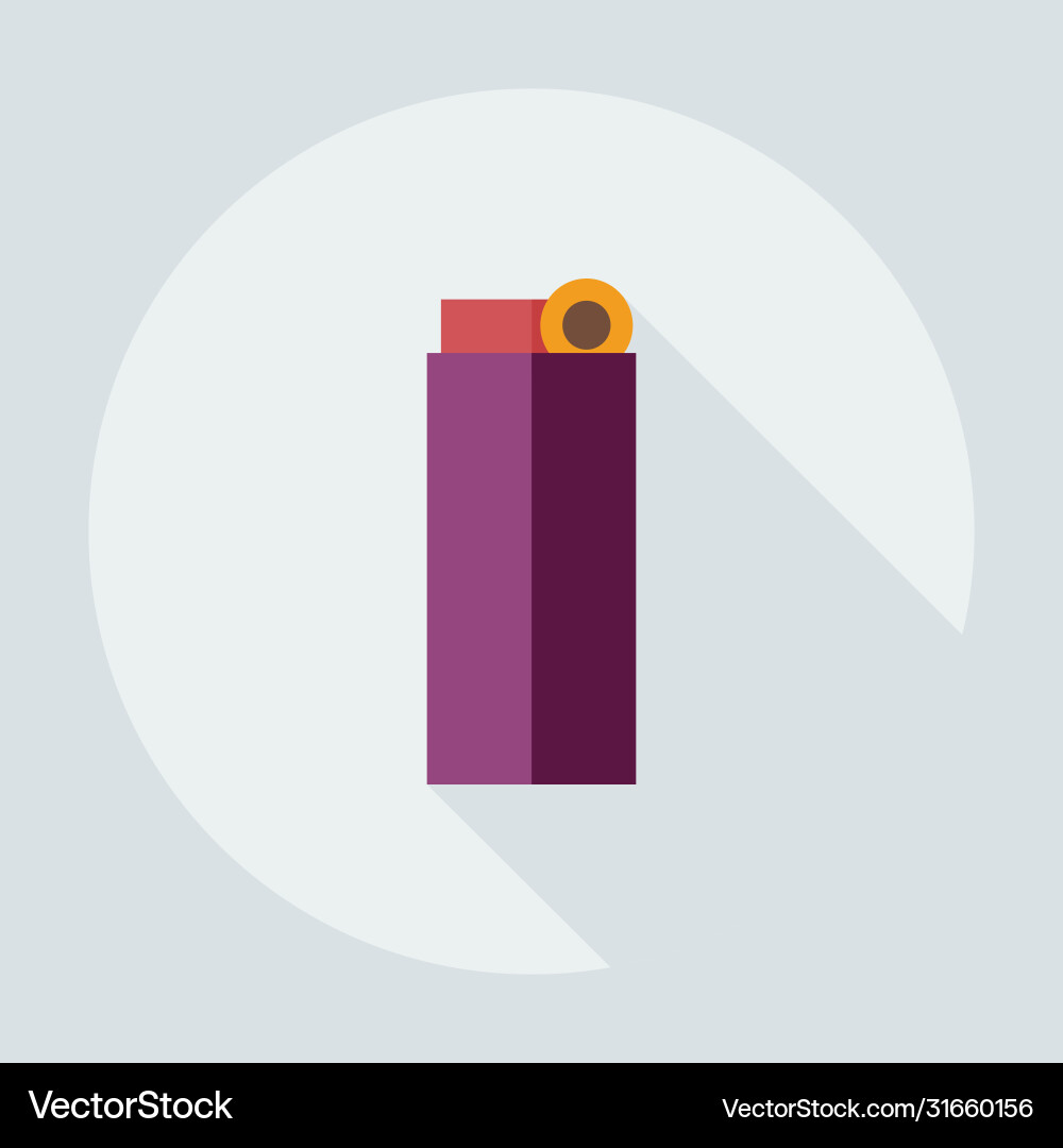 Flat modern design with shadow icons lighter vector image