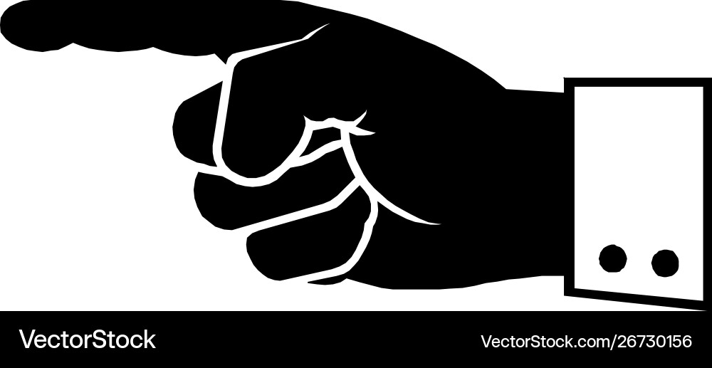 Hand icon pointer eps 10 Hand icon pointer eps 10 vector image
