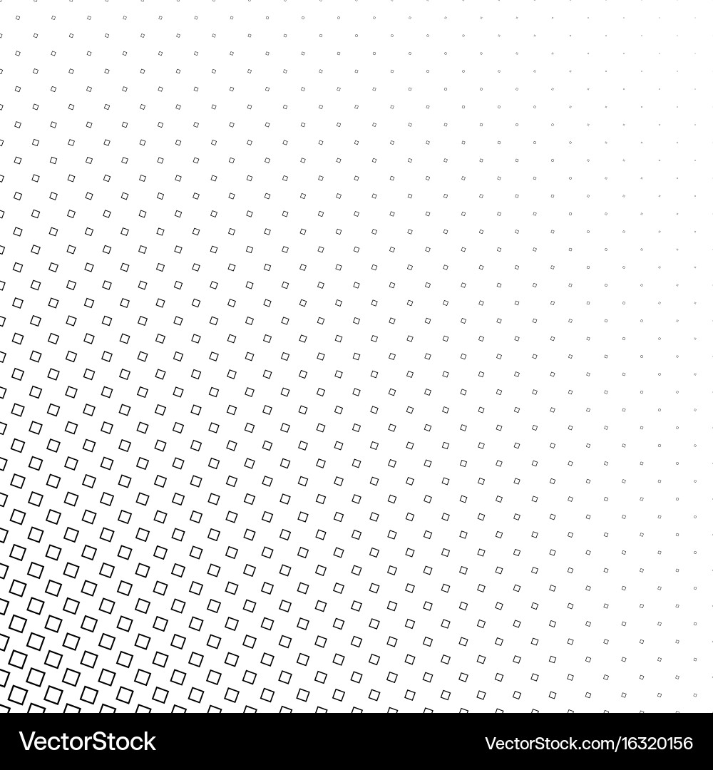 Monochrome abstract square pattern background vector image