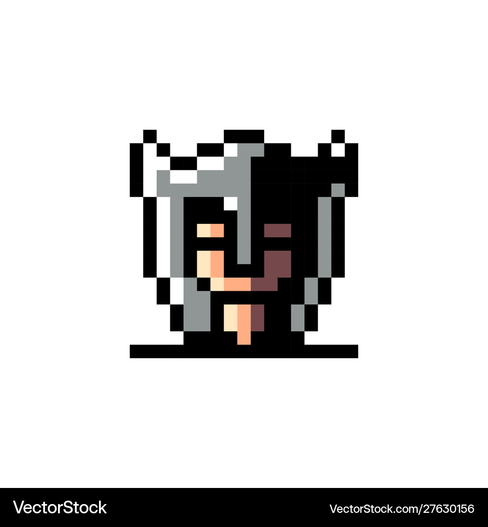 Pixel Art Icon - Retro Game Object vector image