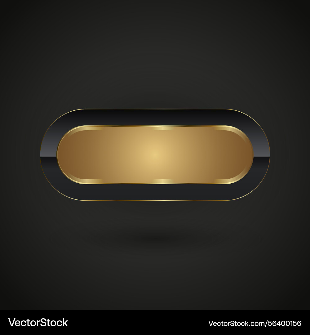 Premium round black glossy circle button – Free Vector | VectorStock