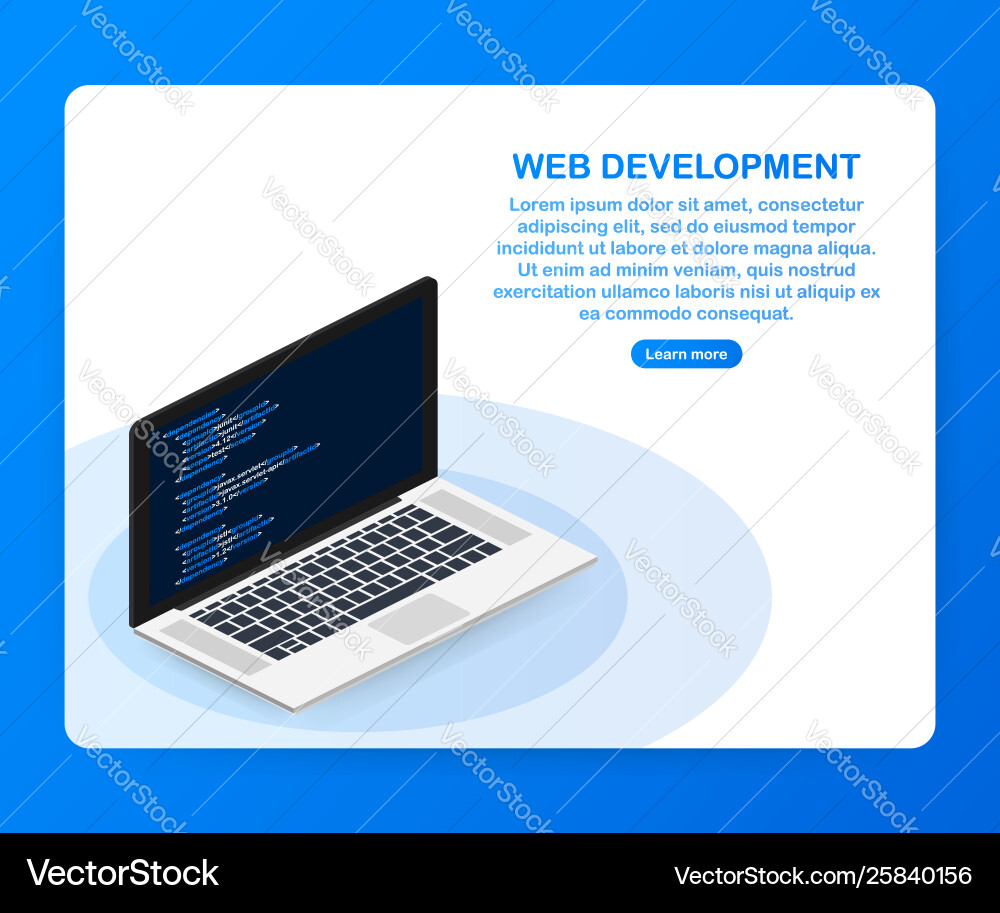 Programming web development concept code Programming web development concept code Vector Image
