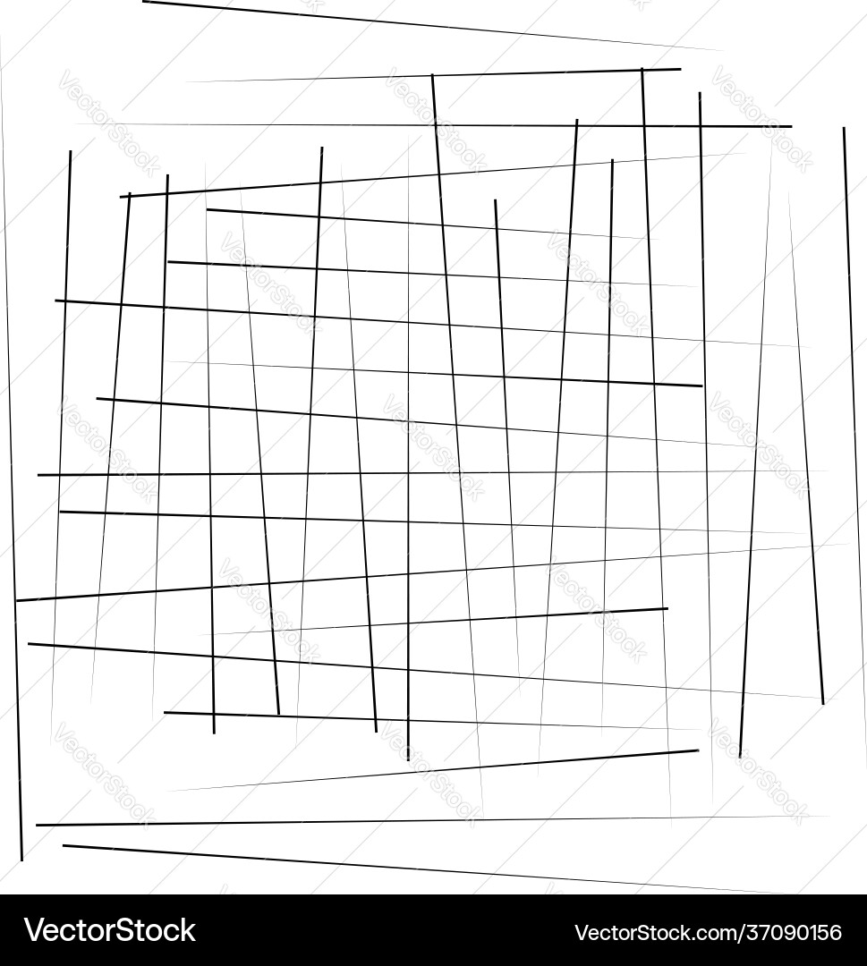 Random lines grid mesh matrix grille grating Random lines grid mesh matrix grille grating Vector Image
