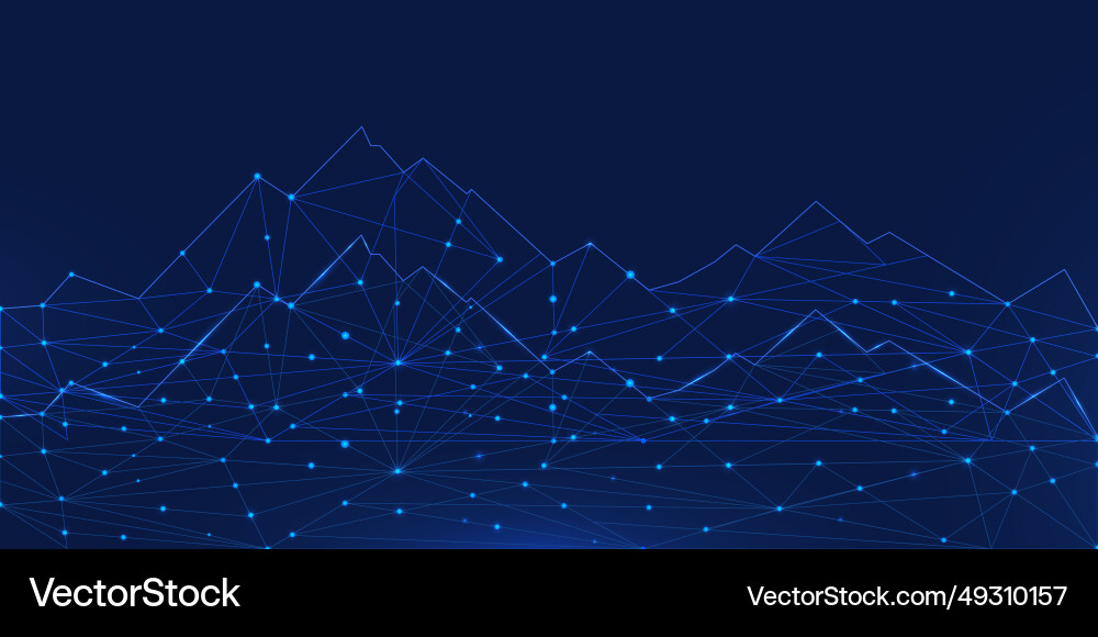 Abstract connecting dots and lines digital Abstract connecting dots and lines digital vector image