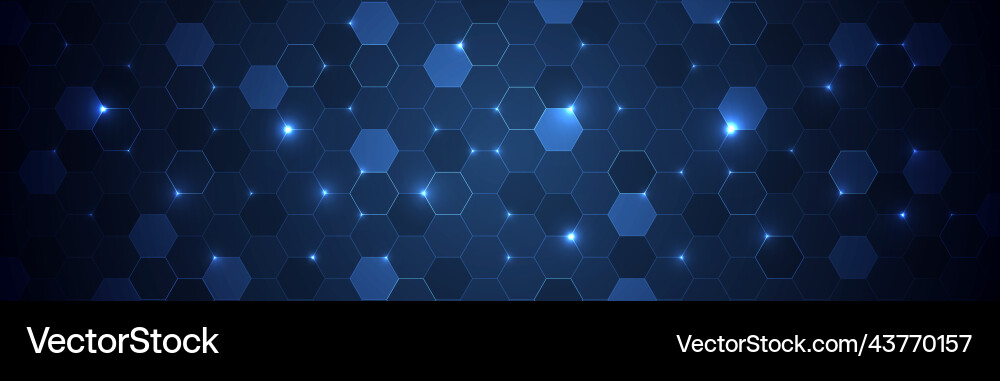 Abstract hexagon background for design works Abstract hexagon background for design works vector image
