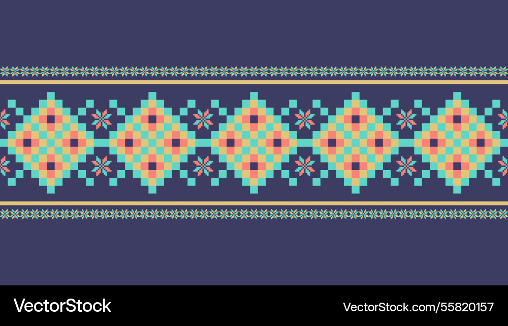 Ethnic pattern texture design background print Vector Image