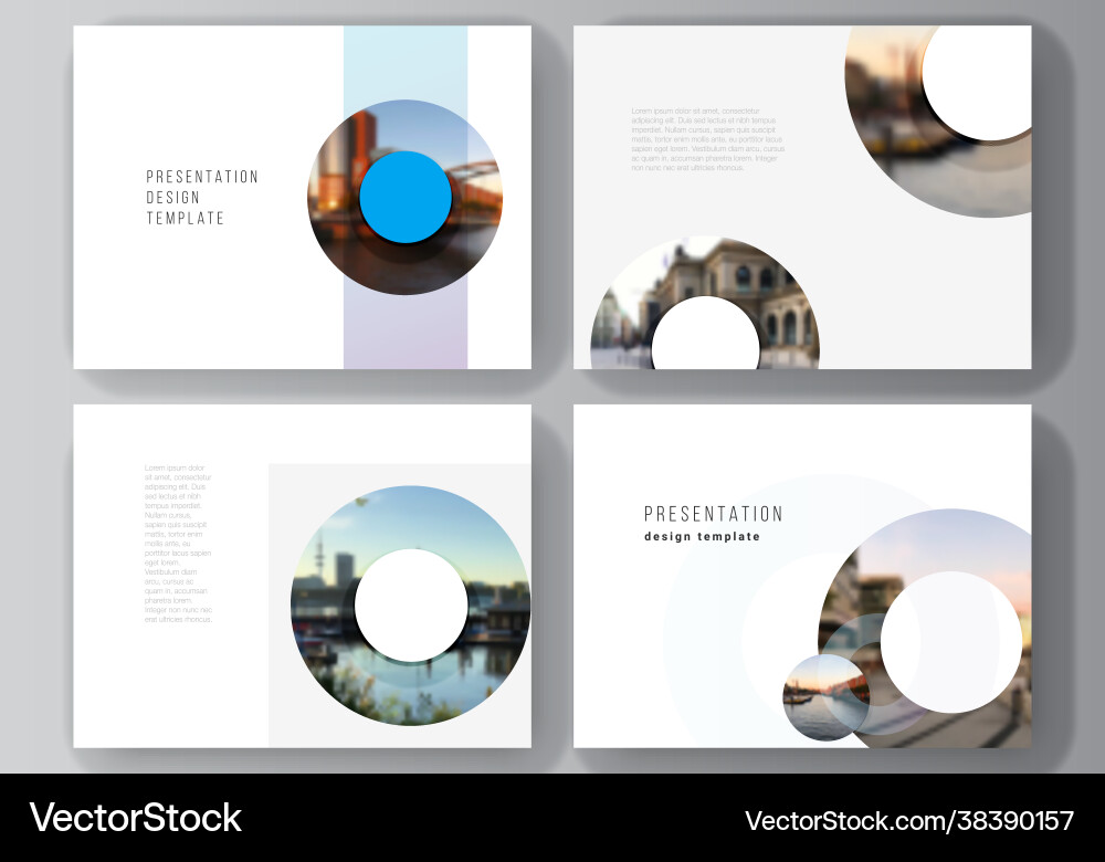 Layout presentation slides design Vector Image
