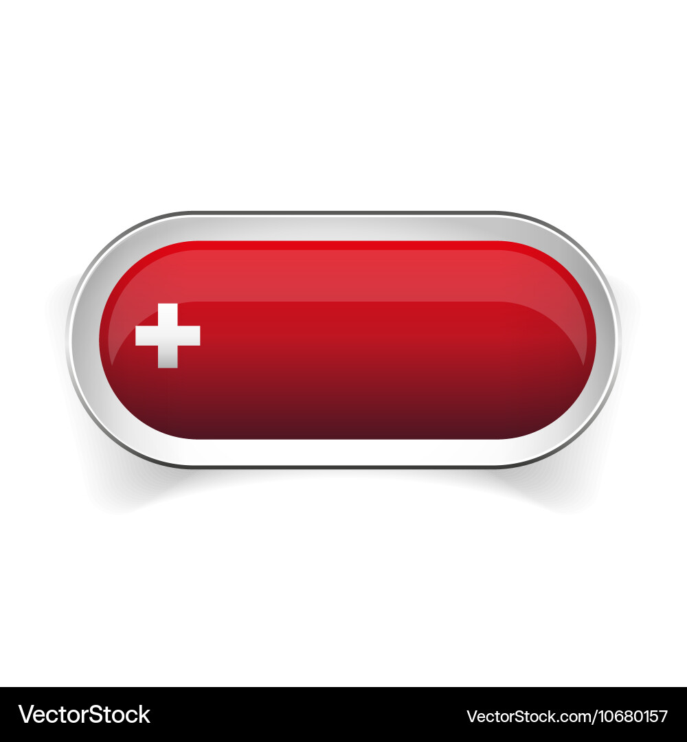 Red Button - Empty State vector image