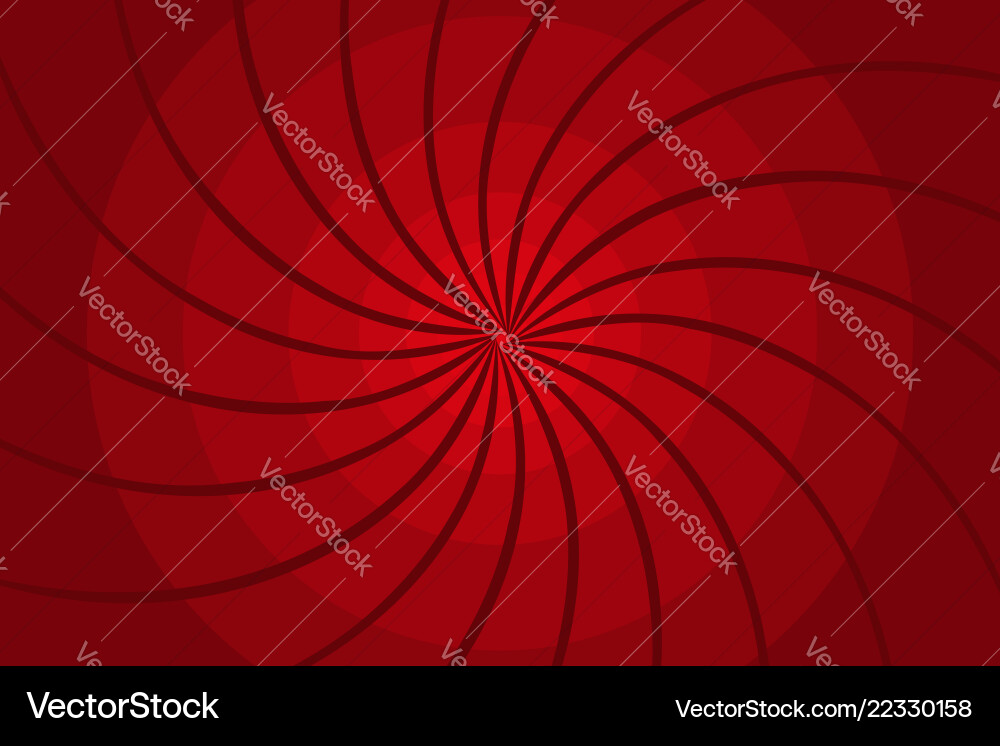 Abstract red circular background vector image