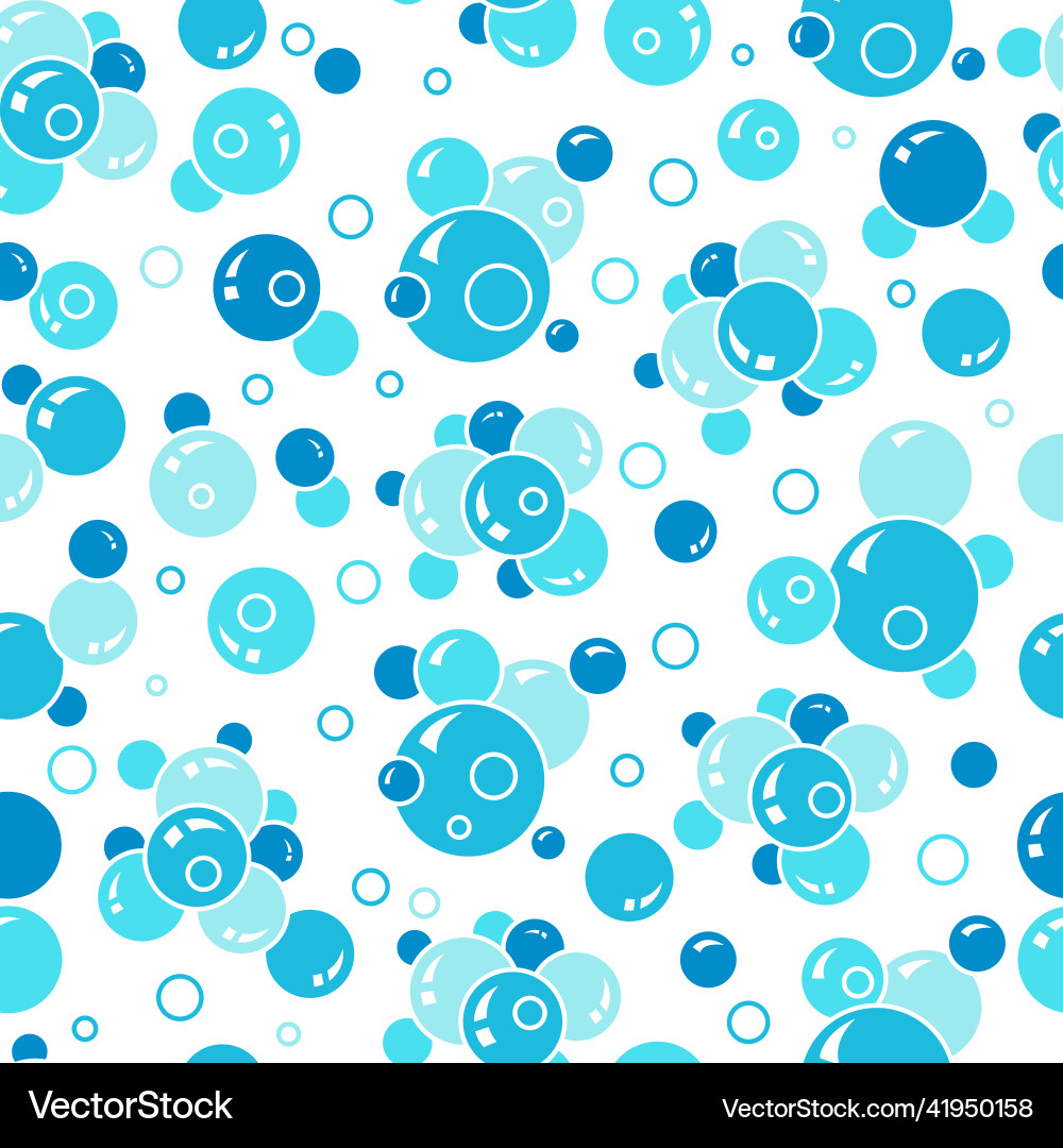 Boiling Bubble Pattern vector image