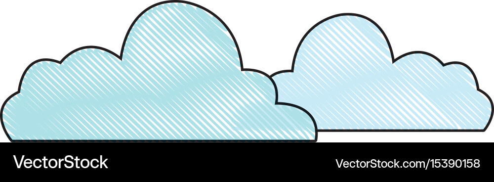 Cloud computing data connection information Vector Image