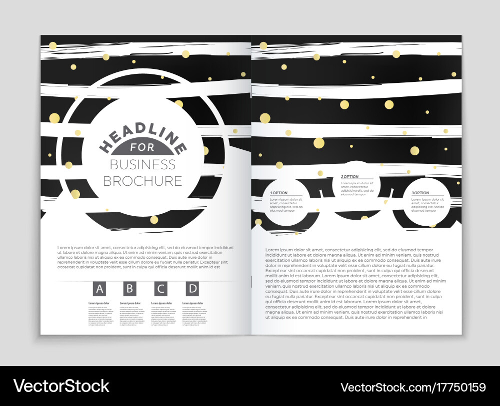 Abstract layout background set for art Vector Image