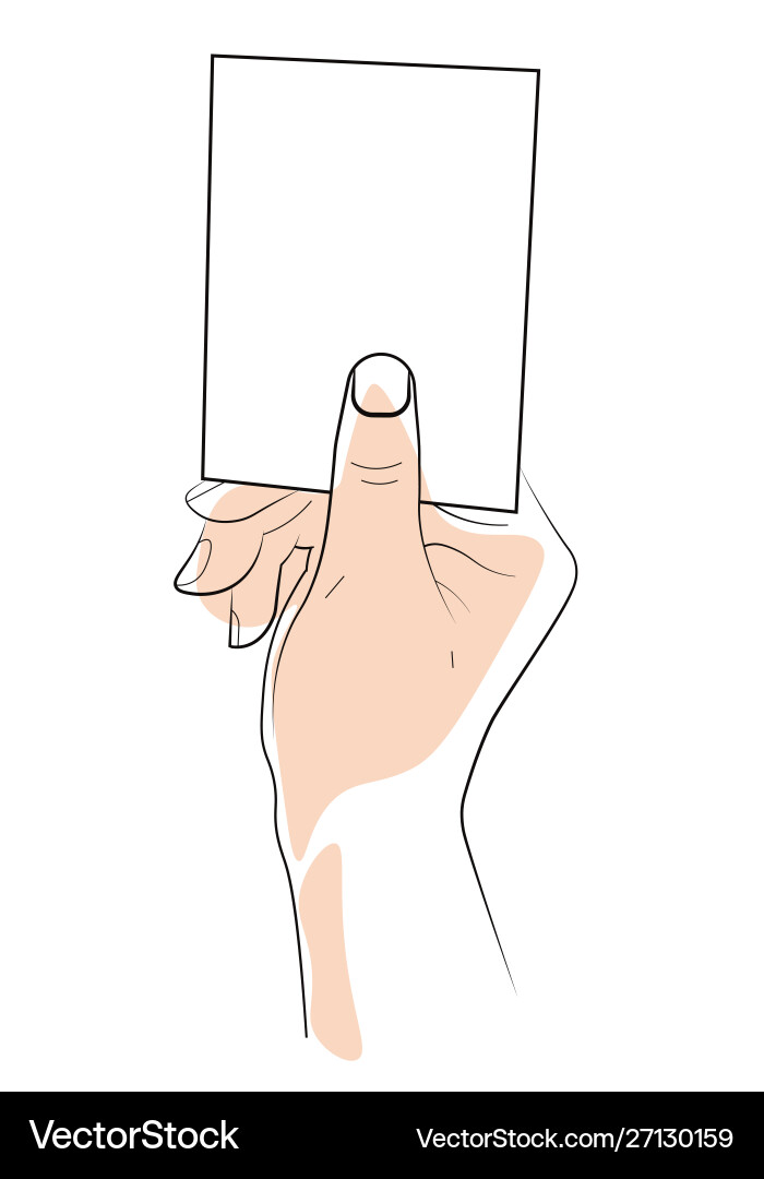 Hand halten Papier oder Objekt mockup isoliert Icon Hand halten Papier oder Objekt mockup isoliert Icon vektorbild