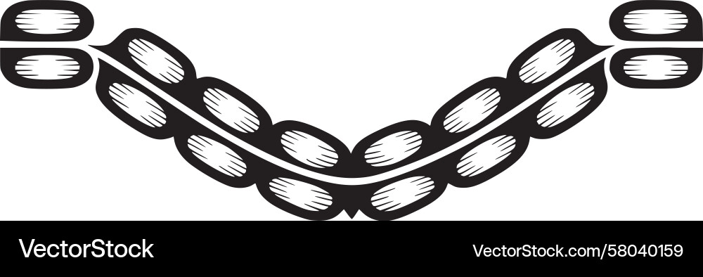 Seed Chain Abstract Pattern Vector Image