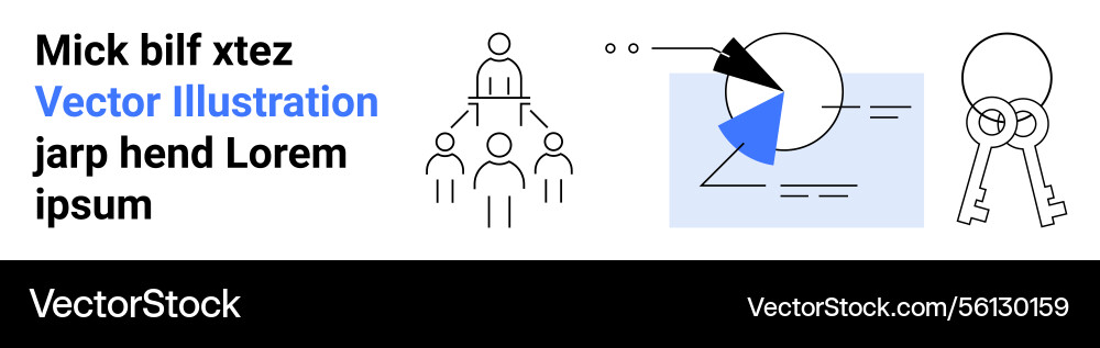 Team hierarchy data analytics and security Team hierarchy data analytics and security Vector Image