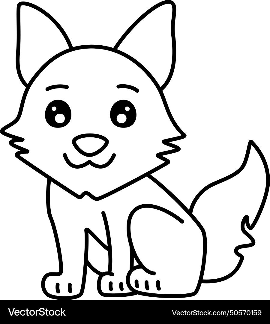 Wolf Royalty Free Vector Image VectorStock